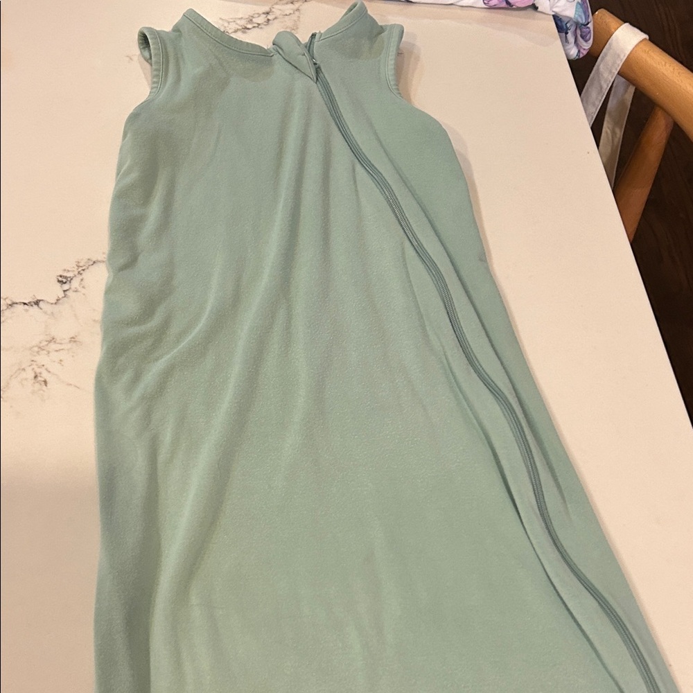 Quince green bamboo sleep sack medium